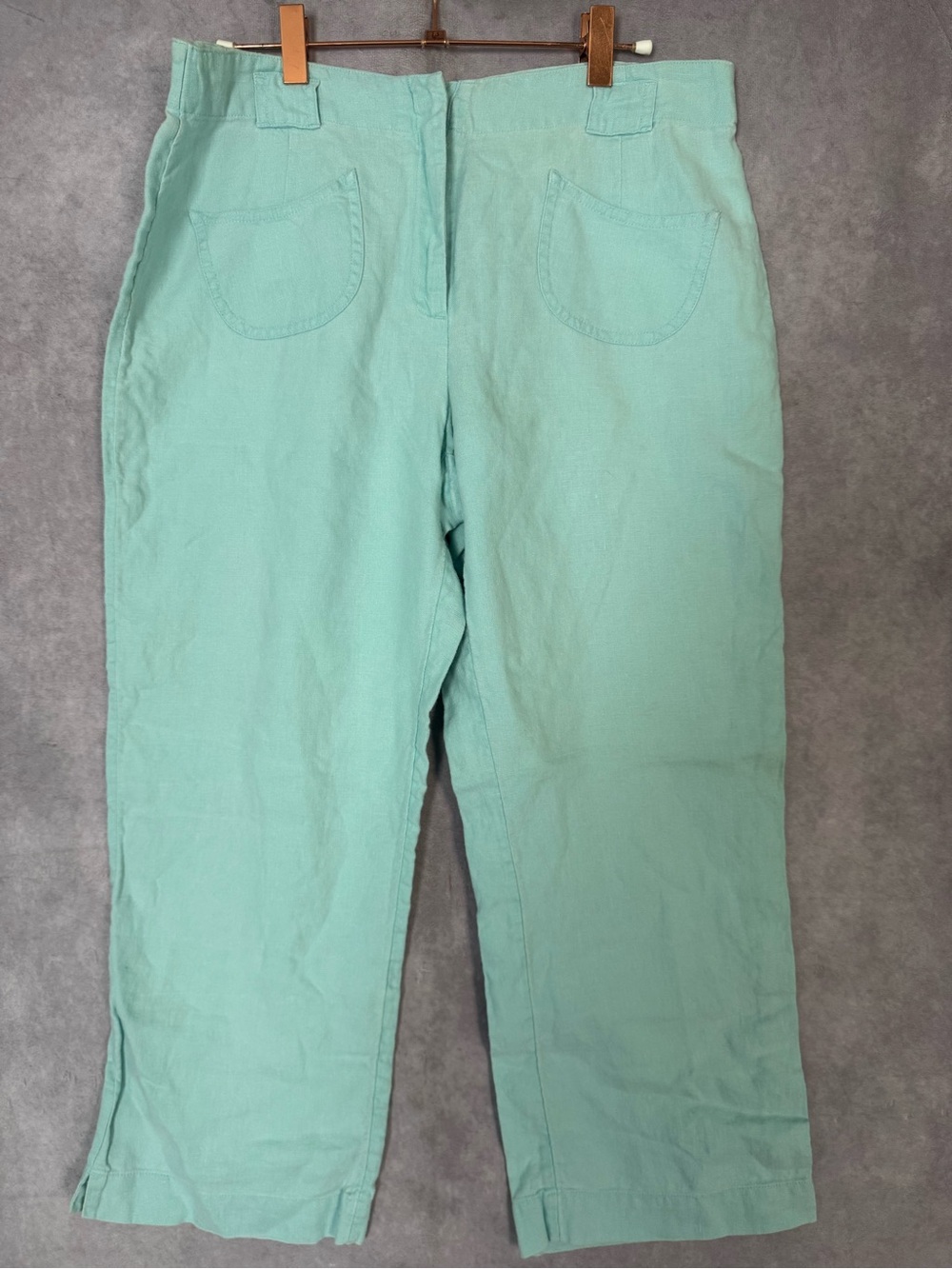 J jill Linen Crop pants size 8